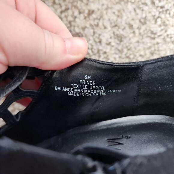 Impo Prince Black Lace Up Heels - Picture 7 of 9